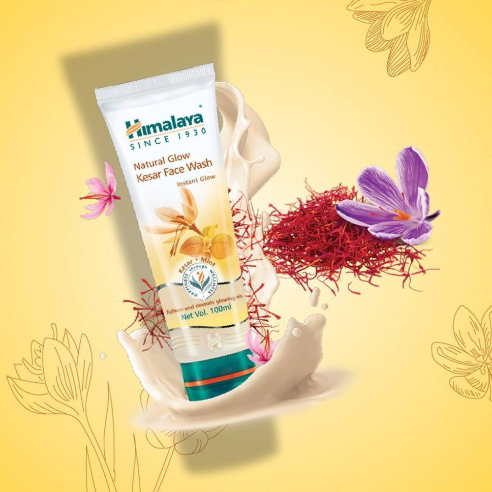 Herbals Natural Glow Kesar Face Wash